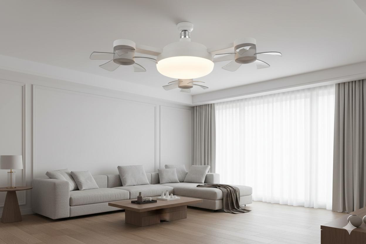 612 LG-BJ50618009 Ventilador con lampara led 50W - Imagen 1
