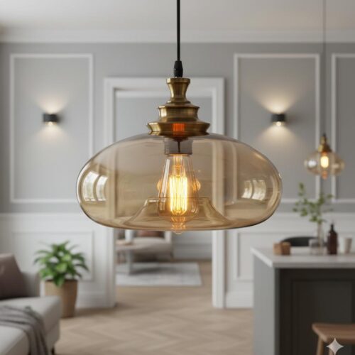 LG-YS41014092 Lampara colgante de cristal 1 copa