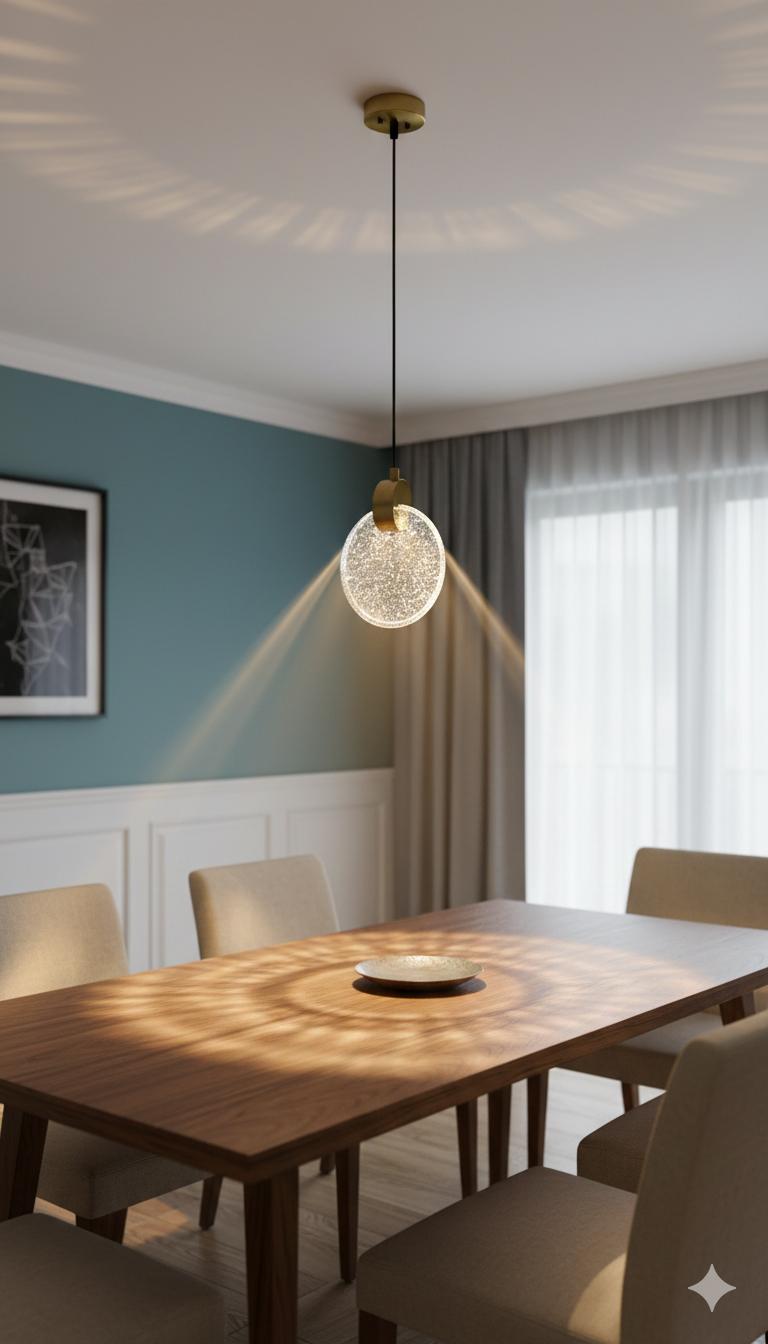 706 L0124070055 lampara led decorativa de techo colgan - Imagen 1
