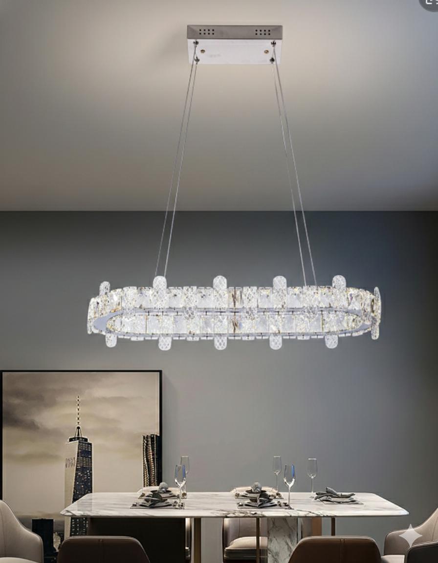 732 Y0424070008 lAmpara colgante cristal led variedad - Imagen 1