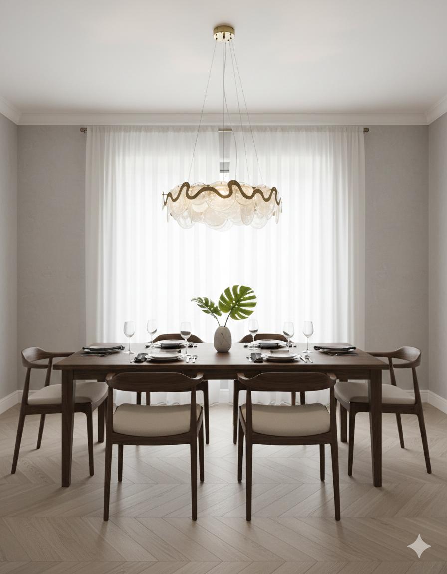 783 LG-MY50222112 Lampara de cristal 60CM E14*8 - Imagen 1