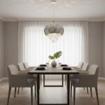 LG-YS41014066 Lampara colgante led de cristal