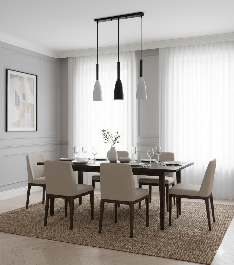 842 LG-YS40923042 Lampara colgante de 3 copas - Imagen 1