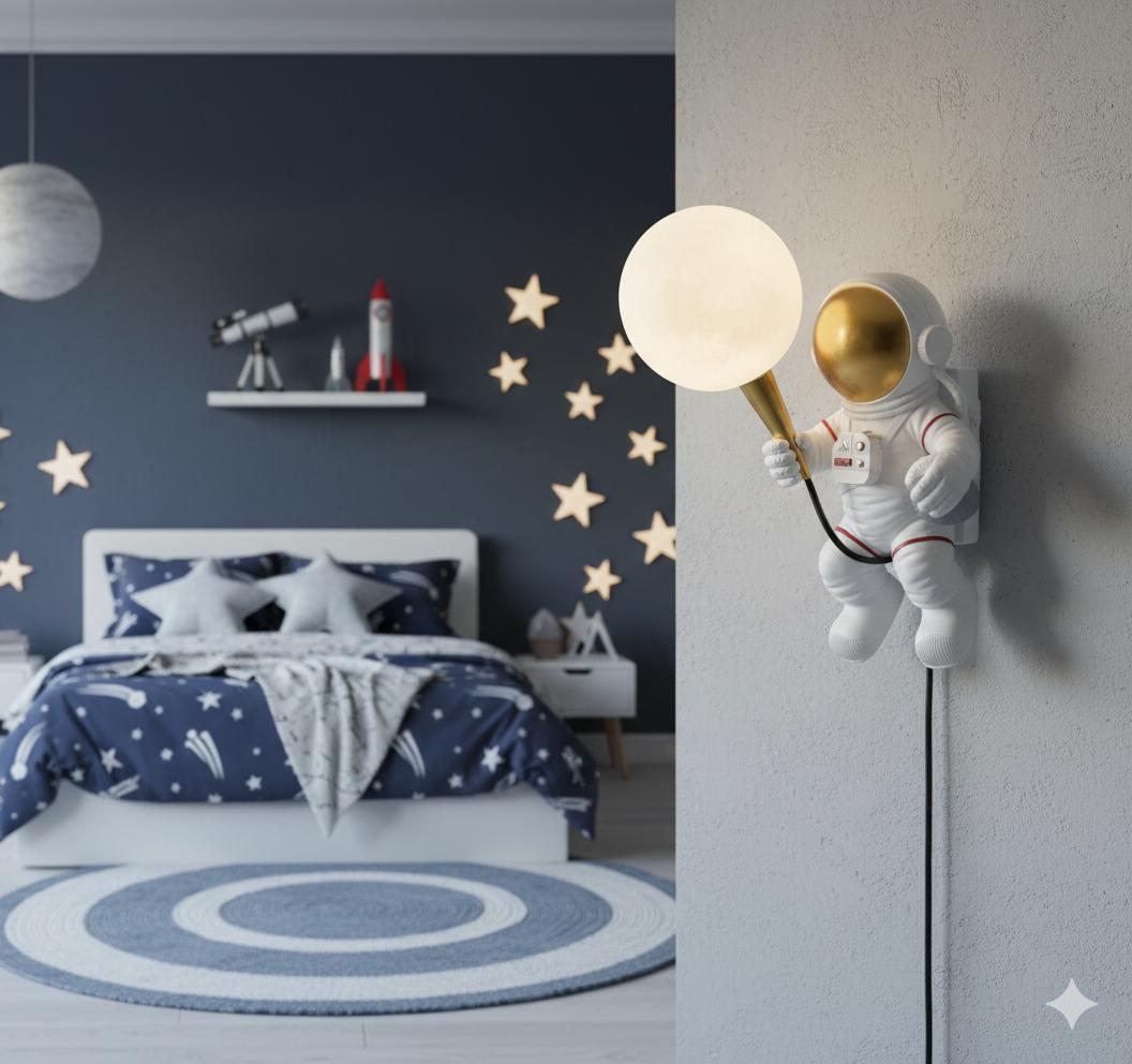 876 LG-WD50804059 Lampara de pared de astronauta - Imagen 1