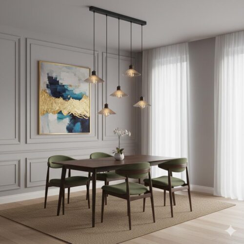 LG-YD50409040 Lampara colgante de 5 luces