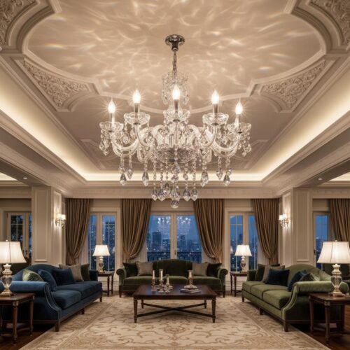 LG-HL41130005/M012405-050 Lampara Chandelier E14*6