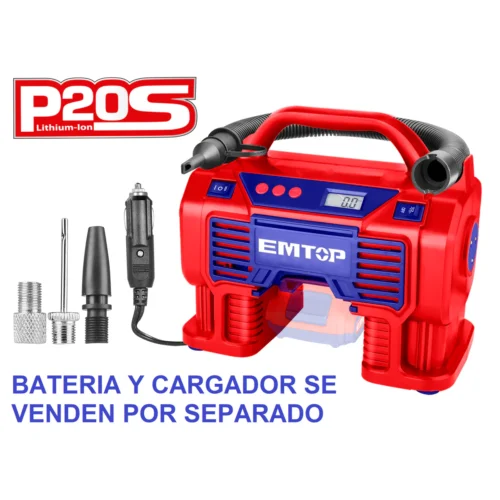 Inflador electrico para carro portatil ELAC2002