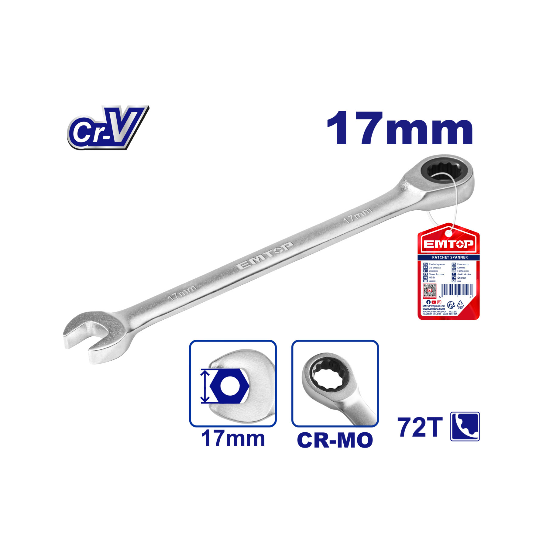 miferre_305_H Llave con ratch ECSPAR171 - Imagen 1