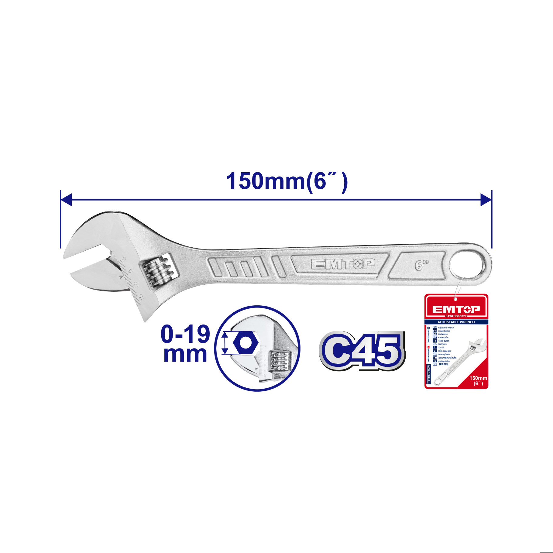 miferre_398_H llave ajustable EAWH130622 - Imagen 1