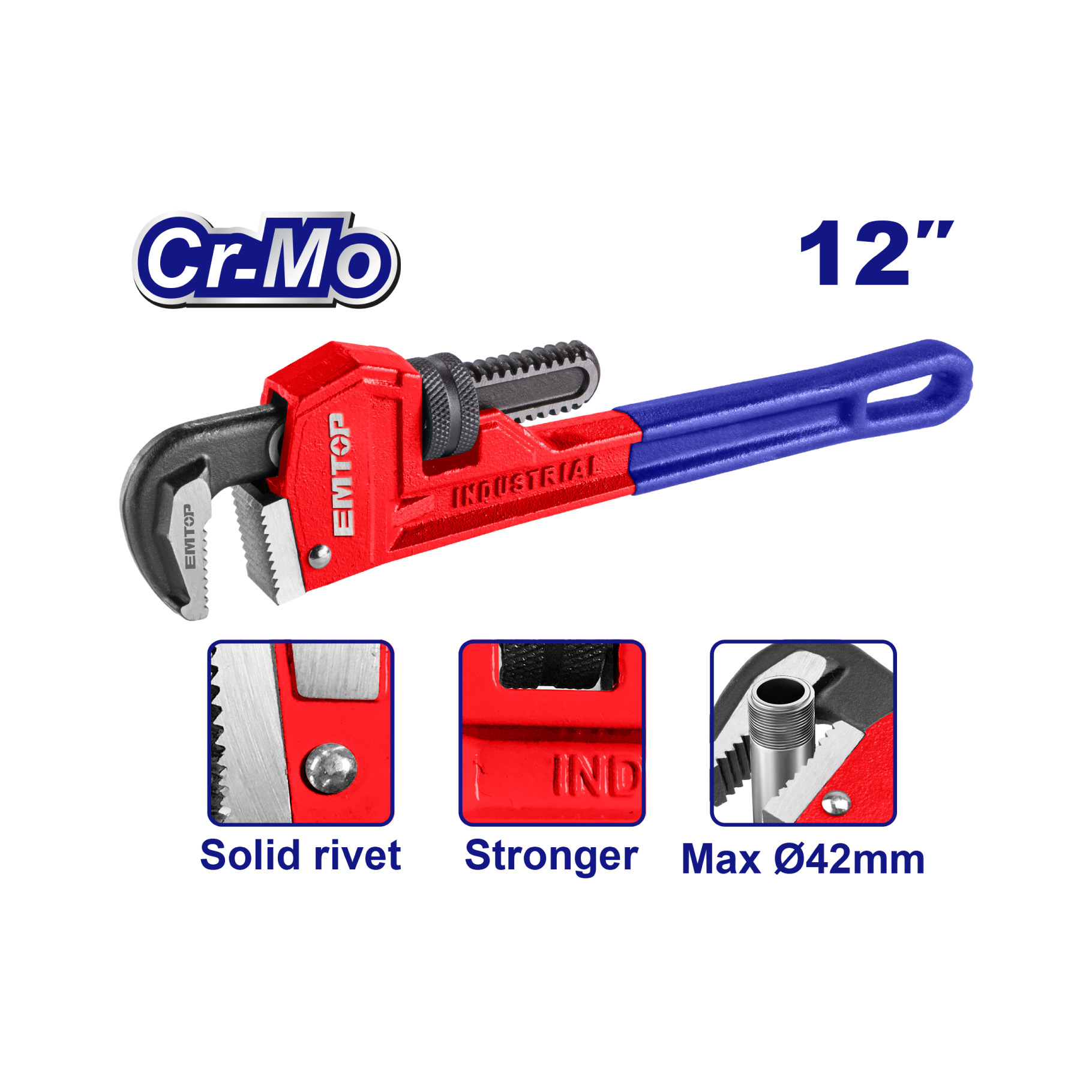 miferre_410_H Llave de tubos EPWH1201 - Imagen 1