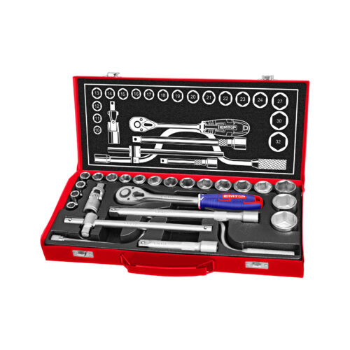 Juego de enchufes de 24 piezas de 1/2" ESKT12243