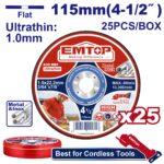 Juego de discos de corte metálicos ultrafinos EACD11011525