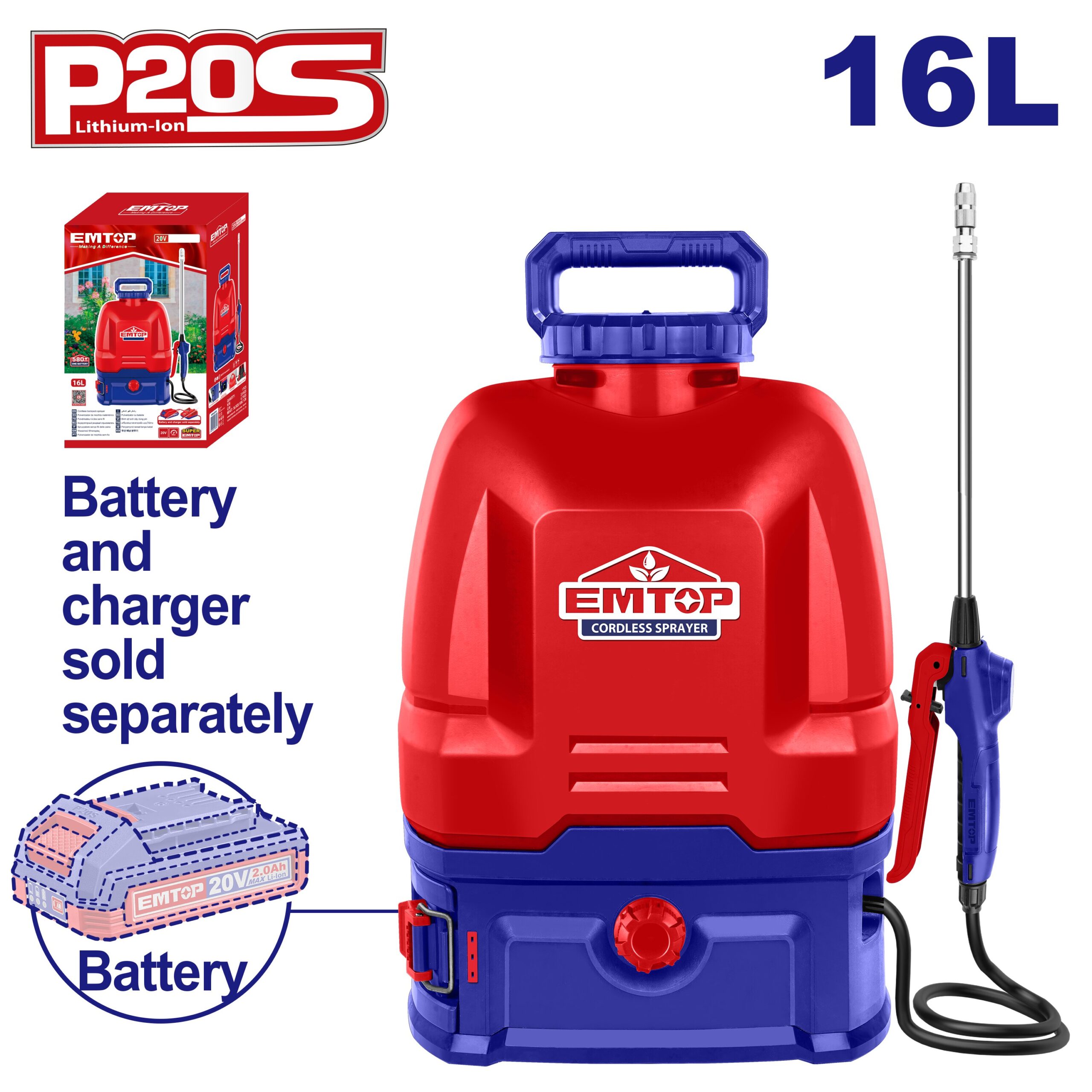 miferre_550_H Pulverizador inalámbrico para mochila ESPLI2016 - Imagen 1
