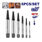 6 piezas Juego extractor de tornillos ESES2006