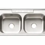 lavatrastos 2 fosas 84x56 cm